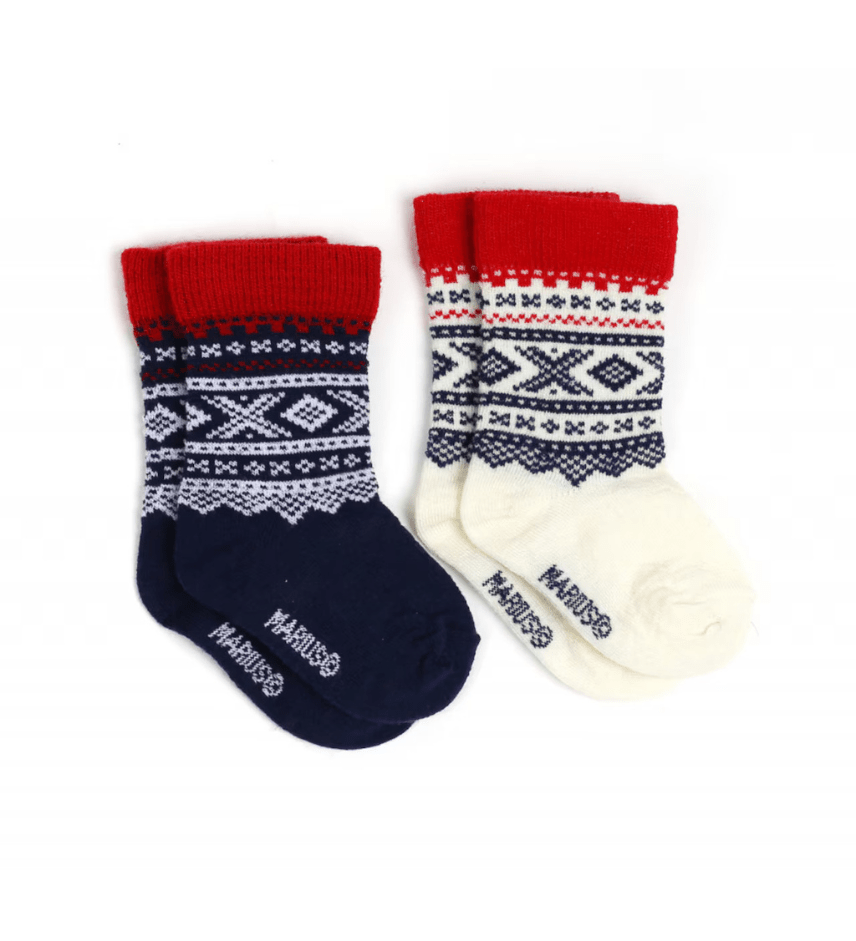Marius Kids MARIUS Kids 2-PACK BABY ULLSOKKER