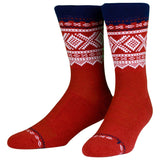 NVRLND Socks Marius Wool Red Crew