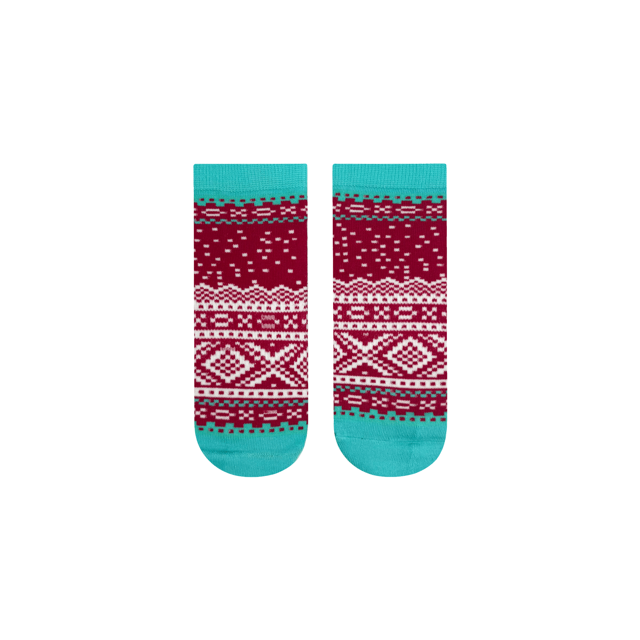 Marius Socks S/M Marius Pink/Aqua Low-Cut Socks