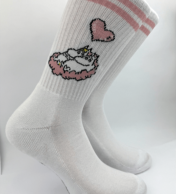 Moomin Socks Moomin Love Tennis Crew Socks
