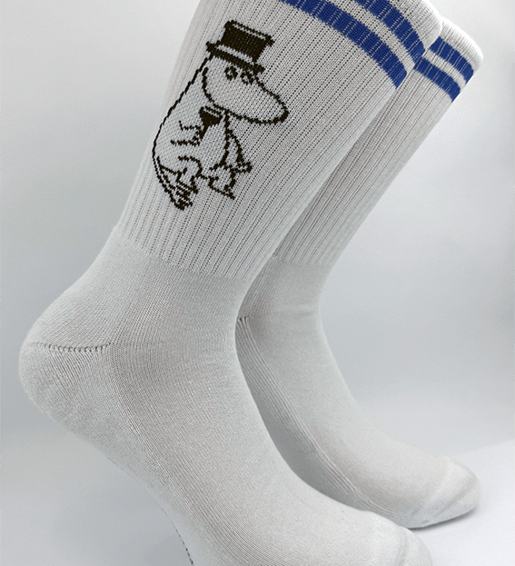 Moomin Socks Moomin Papa Tennis Crew Socks