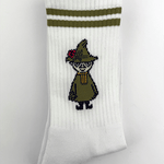 Moomin Socks Moomin Snufkin Tennis Crew Socks