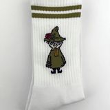 Moomin Socks Moomin Snufkin Tennis Crew Socks