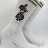 Moomin Socks Moomin Snufkin Tennis Crew Socks