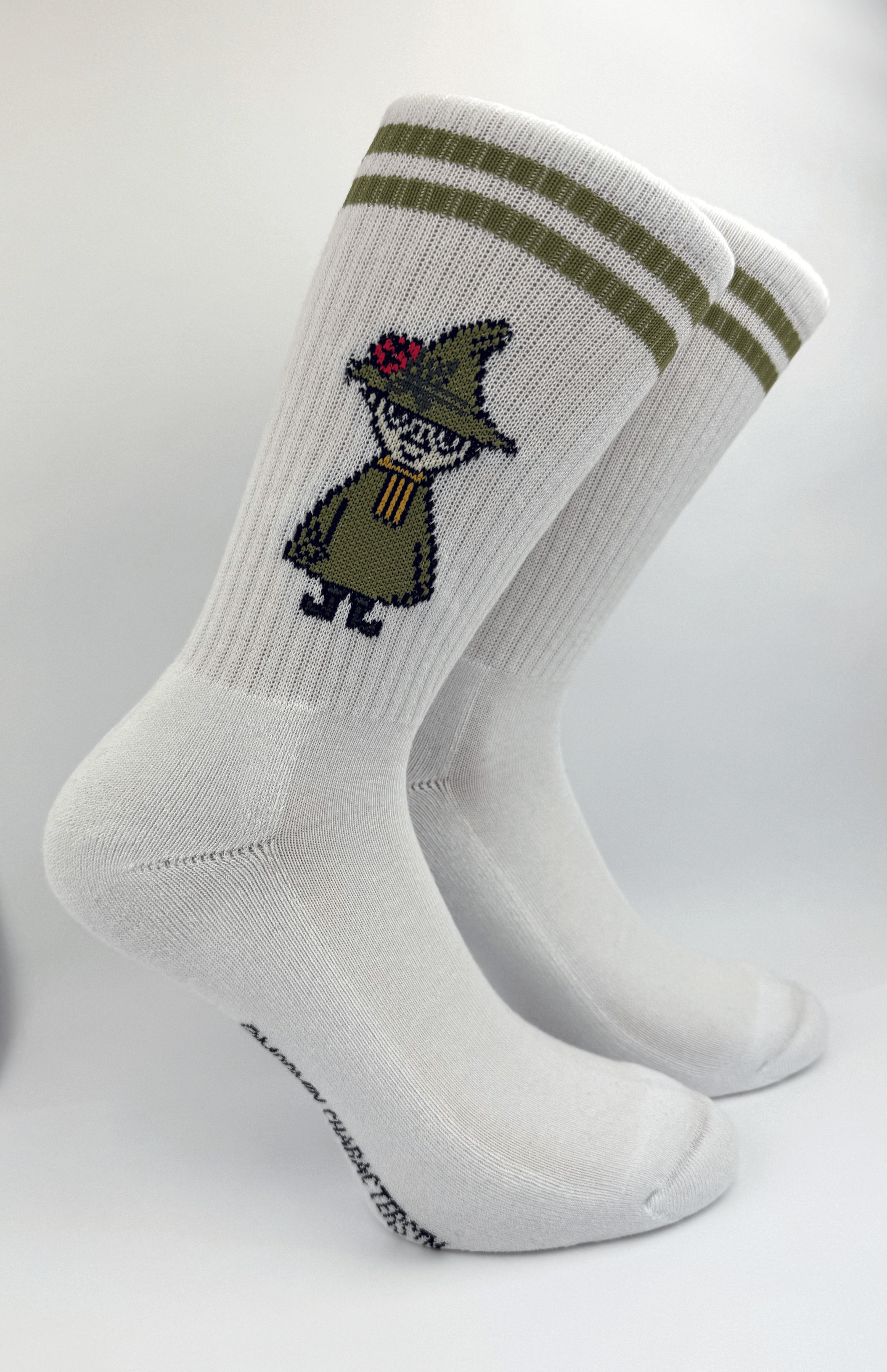 Moomin Socks Moomin Snufkin Tennis Crew Socks