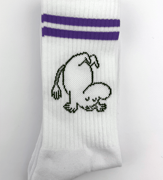 Moomin Socks Moomin Troll Tennis Crew Socks