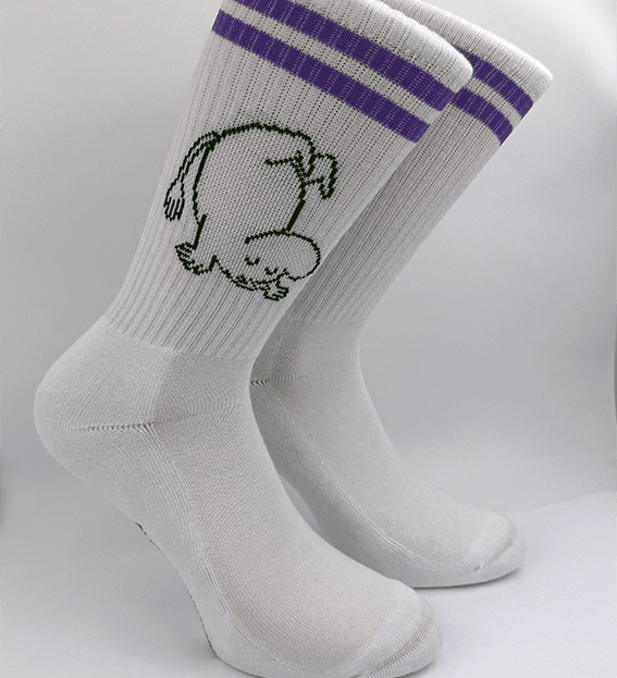 Moomin Socks Moomin Troll Tennis Crew Socks
