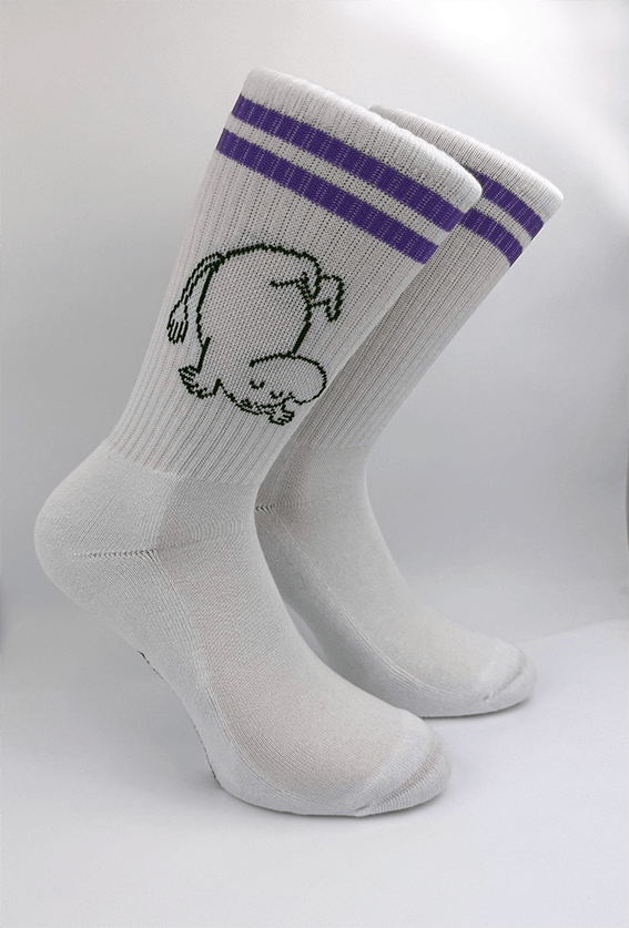 Moomin Socks Moomin Troll Tennis Crew Socks