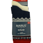 NVRLND Socks Marius Classic 2-Pack Merino Wool Crew Socks