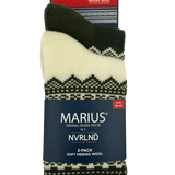 NVRLND Socks Marius Skog 2-Pack Merino Wool Crew Socks