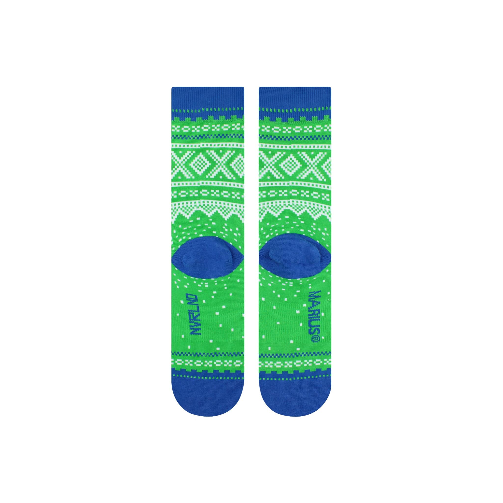 Marius Socks L/XL Marius Lime Crew Socks