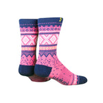 Marius Socks S/M Marius Pink Navy Crew Socks