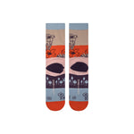 NVRLND Socks Moomin Little My Pattern Stripe Crew