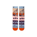 NVRLND Socks Moomin Little My Pattern Stripe Crew