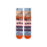 NVRLND Socks Moomin Little My Pattern Stripe Crew